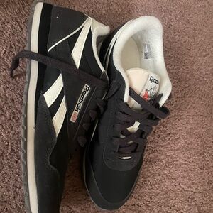 Reebok Women’s Black and White Athletic Sneakers